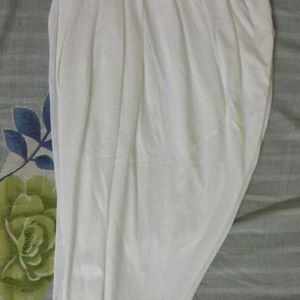 Patiyala Big Free Size. For Womens. White Colour