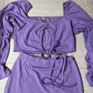 Lavender Hot Co Ord Set