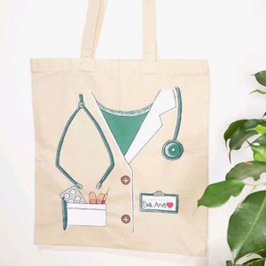 Hand Painted Tote Bag