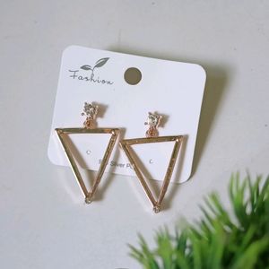 Rose gold Korean Statement Earrings