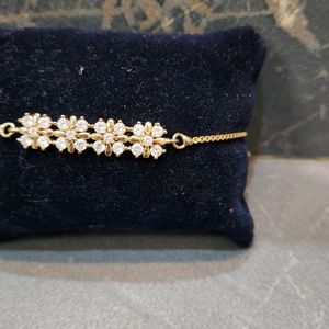 Gold Bracelet With Diamonds