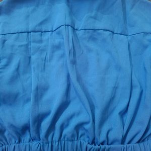 New Pantaloons classy electric blue top