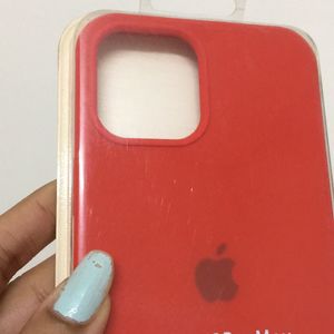 IPhone12ProMax Red Silicone Cover