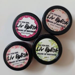 Homemade Organic Lipbalms