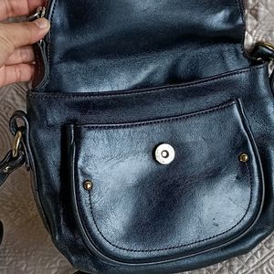 Pure Leather Flap Bag