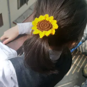 Crochet Sunflower Grip