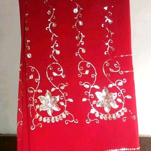 Beautiful Red Saree