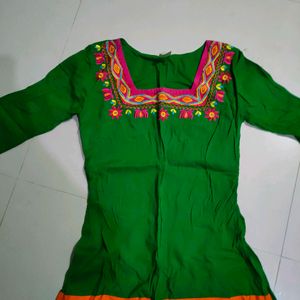 Embroidered Short Kurti