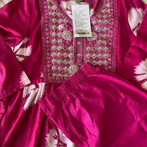 Rose Anarkali Kurta Set For Beautiful Wearing