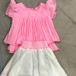 Top & Skirt Dress For Baby