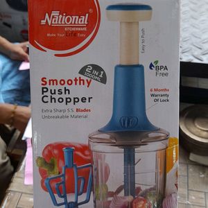 National 2 IN 1 Smoothy Push Chopper