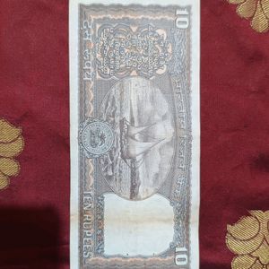 10 Rupees Boat Note Sign By S. Venkitaramanan