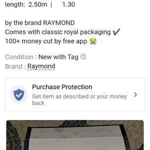 Unstitched Raymond Fabric