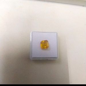 5.45CTS Unheated High Quality Square Shape Pukhraj