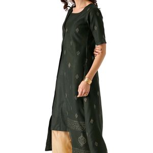 Libas Sleeveless Kurta With Shrug For Women