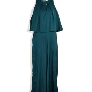 Green Plain Jumpsuit (Women)