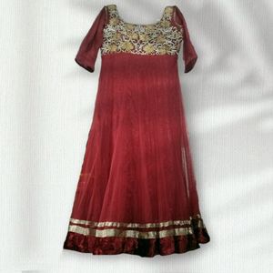 NEW RED ANARKALI SET Party Ware