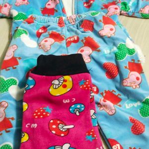 Peppa Pig Woolen Dress For Kids