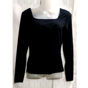 Black Fitted Top From Womens. Length/22