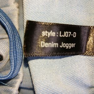 GOCOLORS Denim Jogger Blue