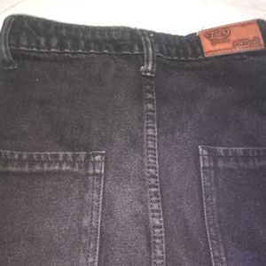 Black Straight Jeans