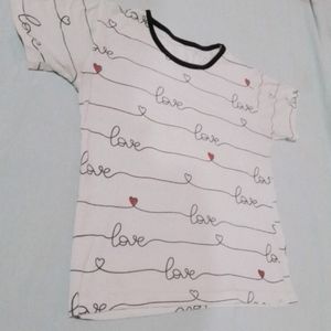 White T-shirt For Women