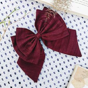 Marron Bow Clip