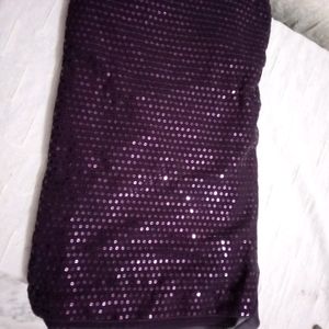 Purple ReadyWear Saree