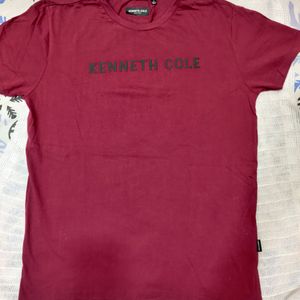 KENNETH COLE Brand Print  Slim Fit Crew Neck Tshir