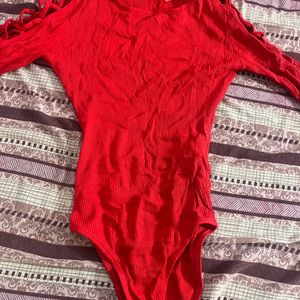 Bodysuit Red Top