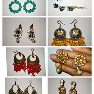 Combo Of 8 Earings