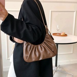 Women's Baguette Pleated Handbag