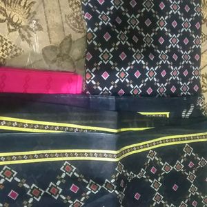 Fresh Unstitched 3pc Suit With Chiffon Dupatta