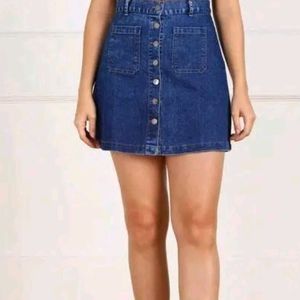 Stylish A-line Denim Skirt 💦💦❤