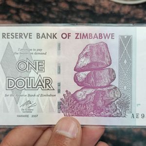 Zimbabwe Currency Note