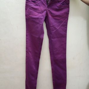 Purple Skinny Jeans