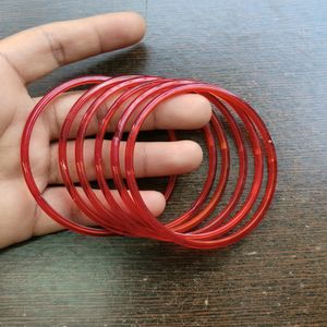 Blue Bangles 8 + Red (6) + 4 Goldred