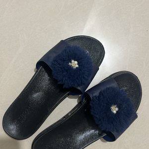 Blue Slippers