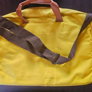 Price Drop..Yellow Trendy Laptop Bag