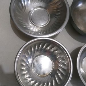 bowl set combo steel, vatka