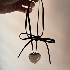 Glass Heart Necklace