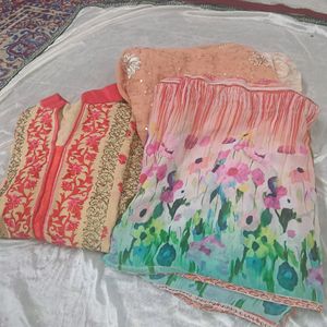 3 Piece  Kurta Plazzo