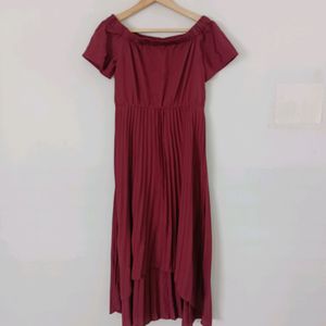 Dark Mauve Color Dress (Women's)