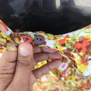 Floral Wrap Up Top