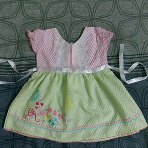 Cotton Frock For Baby Girl