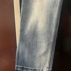 Straight fit denim