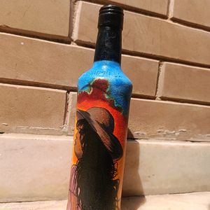 Hand-painted Bottle Art