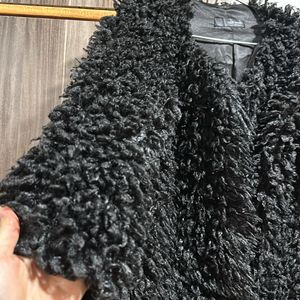 Fur Jacket Black Color