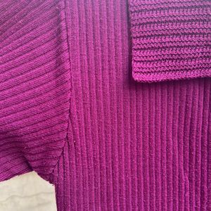 Long Sweater For Women (Purple)