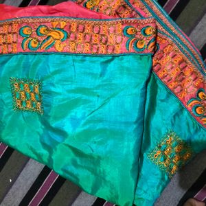 Sea Green Saree